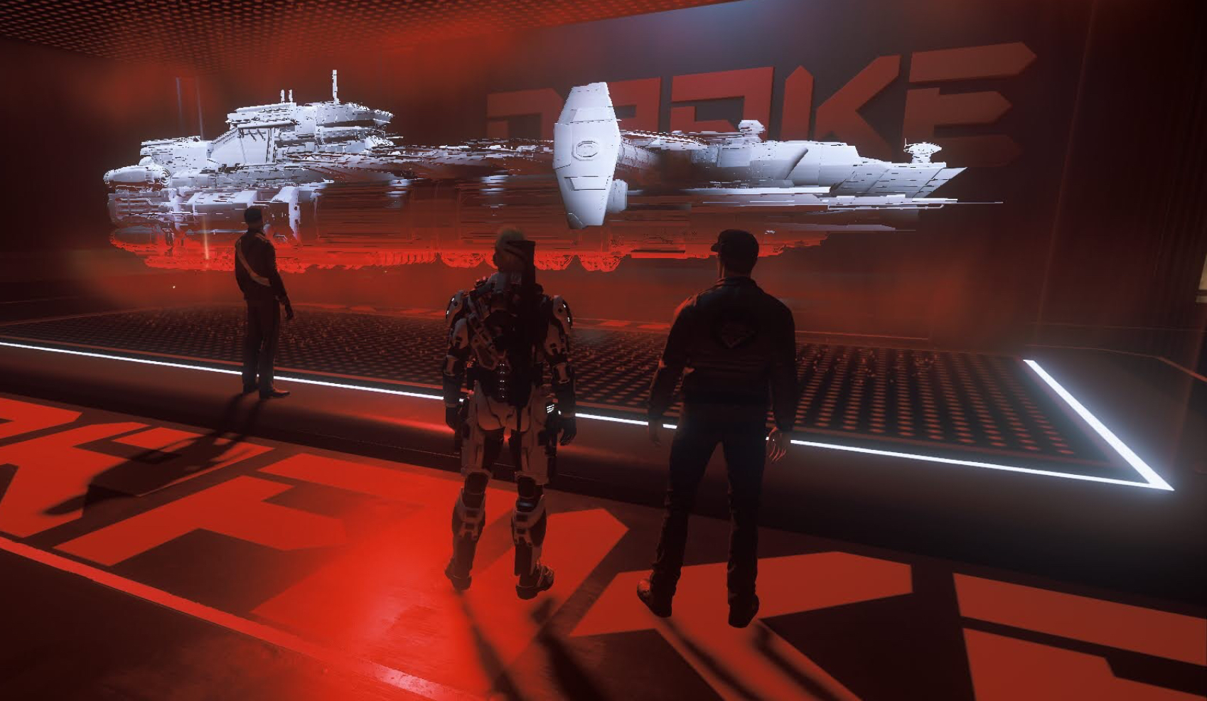 Kraken Holo der DefenseCon 2951 - Besuch der Ausstellung mit Bru