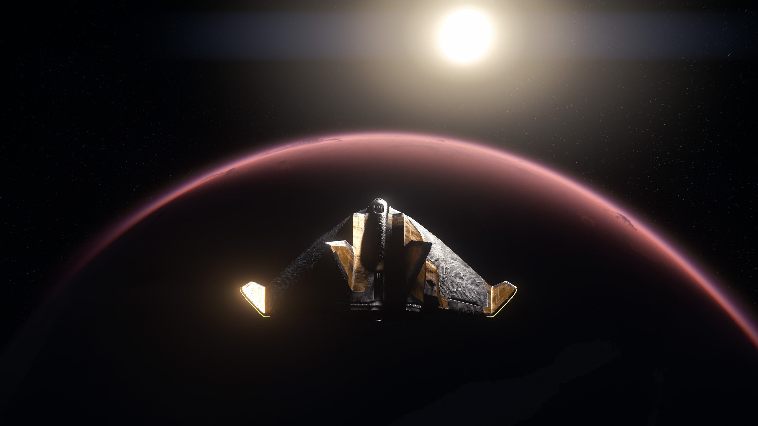 Sunset over Hurston
