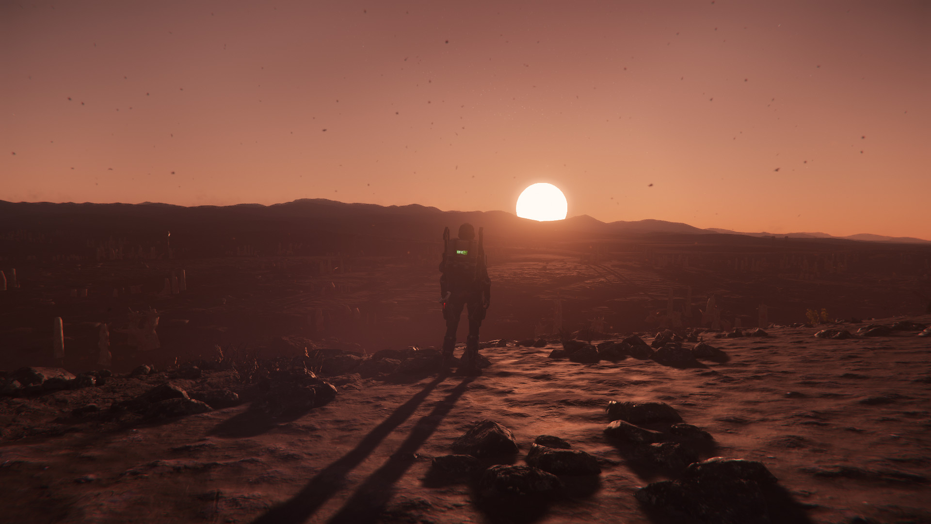 Sonnen aufgang in Hurston